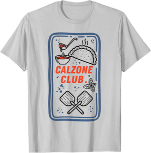Calzone Club Vintage Italian Style T-Shirt - T-Shirt | Ash