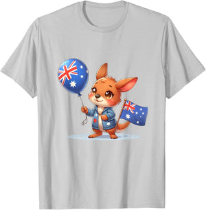 Australia Flag for Kids, Australian , Australia Flag T-Shirt - T-Shirt | Ash