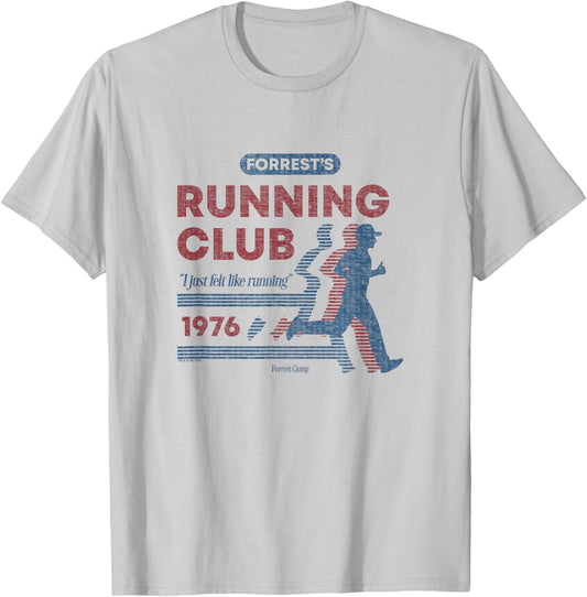 Forrest Gump - Running Club - Just Felt Like Running T-Shirt - T-Shirt | Ash