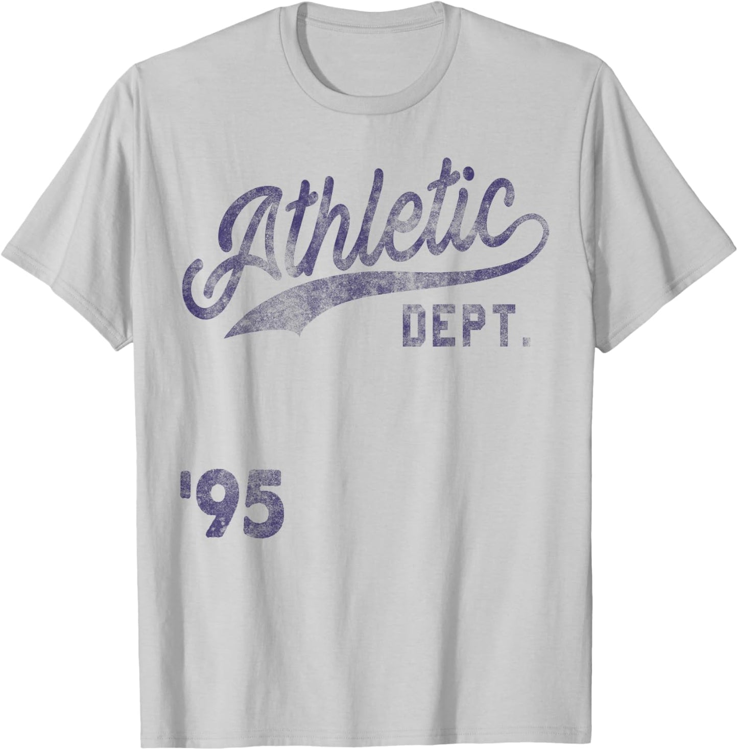 Trendy Apparel Athletic Department '95 Vintage Style Font T-Shirt - T-Shirt | Ash
