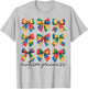 Autism Princess Coquette Bow Daughter Autism Awareness Girls T-Shirt - T-Shirt | Ash