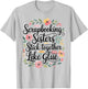 Scrapbooking Sisters Stick Together Funny T-Shirt - T-Shirt | Ash