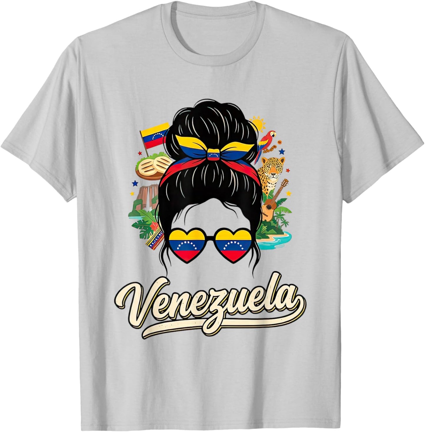 Venezuela for Woman Venezuelan for Girl Travel Souvenir T-Shirt - T-Shirt | Ash