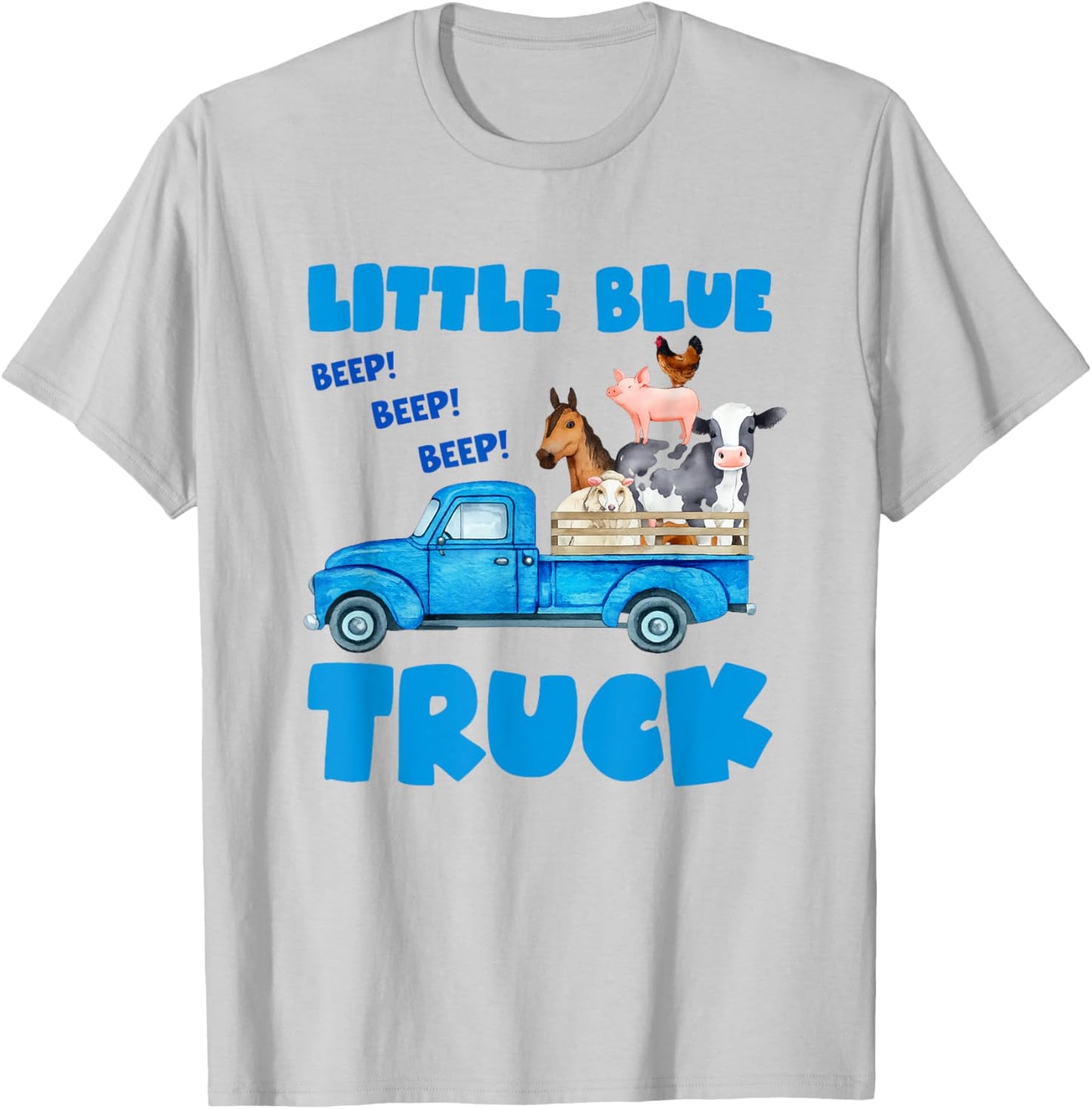 Little Blue Truck Shirt Toddler Animals Little Blue Truck T-Shirt - T-Shirt | Ash