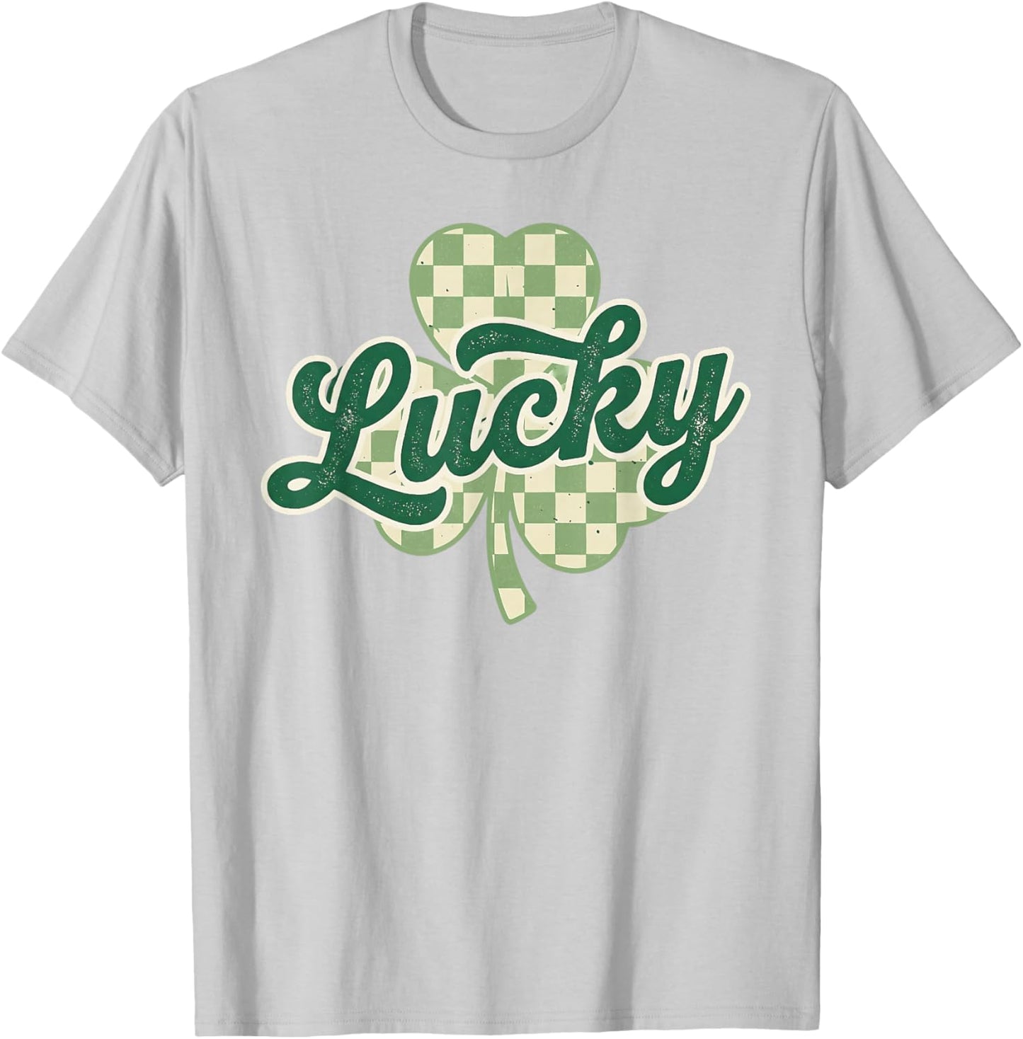 Funny Lucky Irish Shamrock St Patricks Day Women Men Kids T-Shirt - T-Shirt | Ash