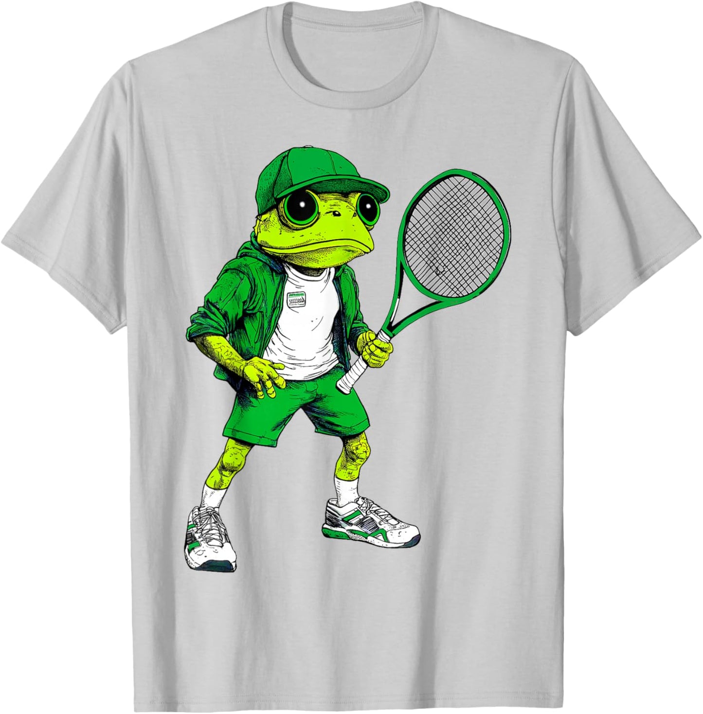 Frog Tennis T-Shirt - T-Shirt | Ash
