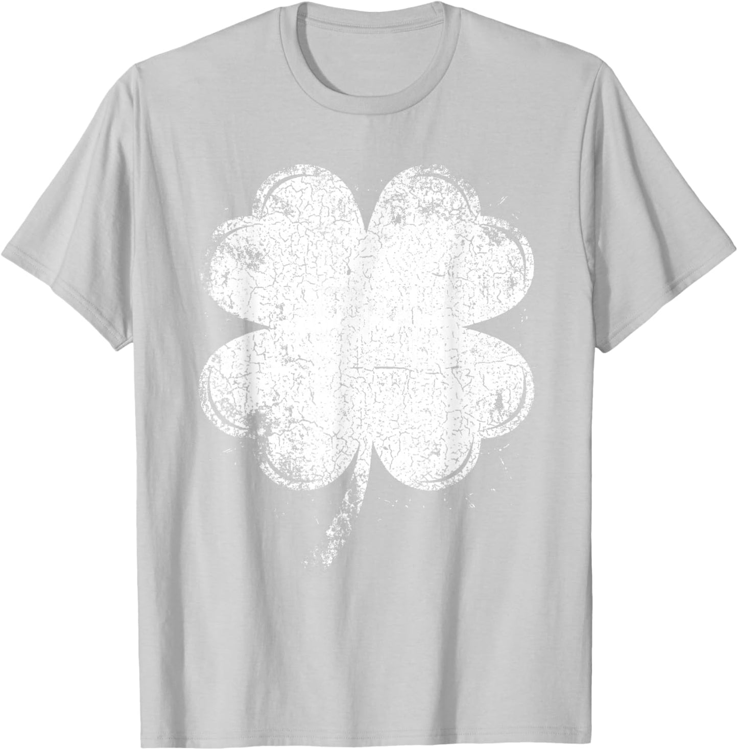 Retro Lucky Shamrock Funny St Patricks Day Men Women Kids T-Shirt - T-Shirt | Ash