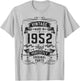 Vintage 1952 74yr 74th Birthday Gifts 74 Years Old T-Shirt - T-Shirt | Ash