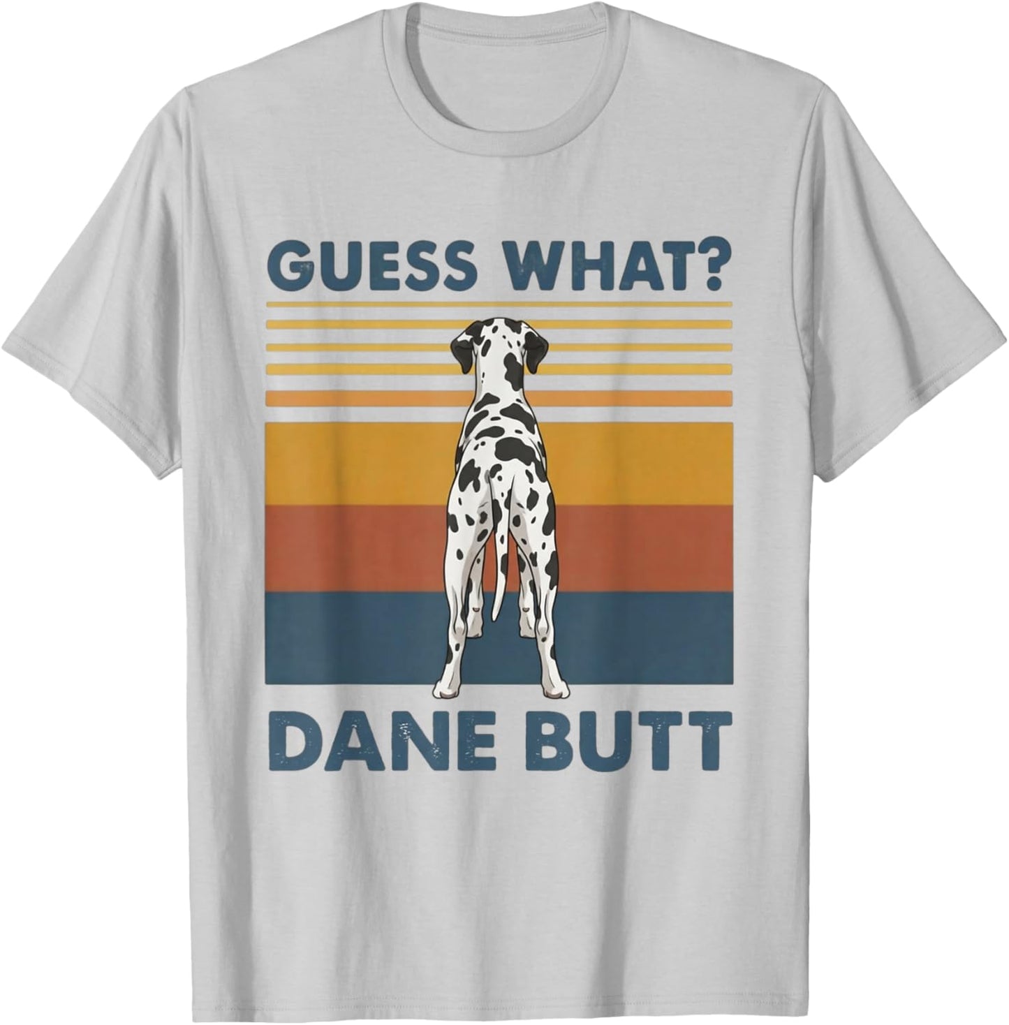 Harlequin Great Dane Funny Dog T-Shirt - T-Shirt | Ash