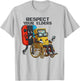 Respect Your Elders Gaming Control Retro Funny Gamer T-Shirt - T-Shirt | Ash
