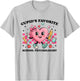 Cupid’s Favorite School Psychologist Valentines Funny Cupid T-Shirt - T-Shirt | Ash