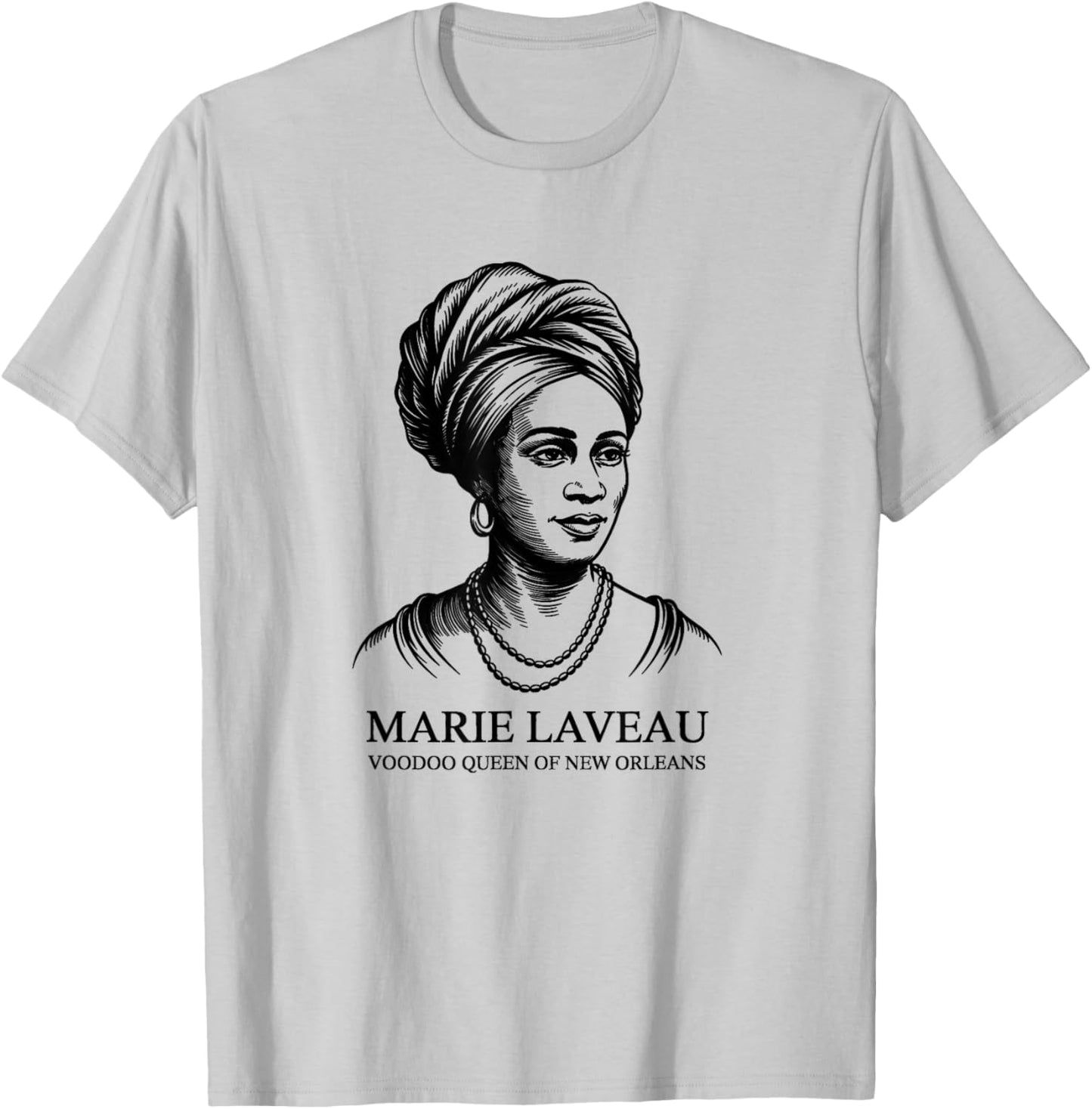 Marie LAVEAU Voodoo Queen T-Shirt - T-Shirt | Ash