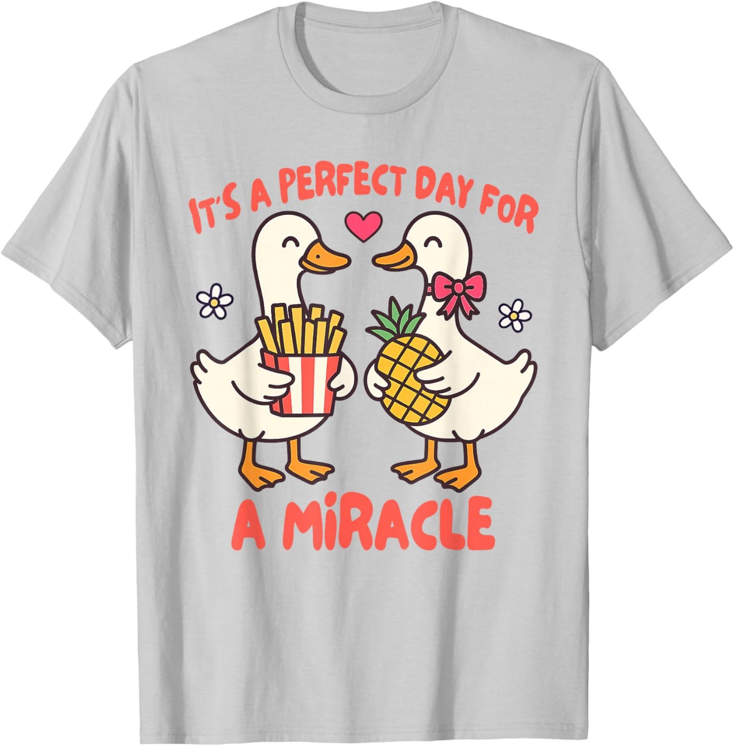 IVF Mom Dad Embryo Transfer Day It's A Day for A Miracle T-Shirt - T-Shirt | Ash