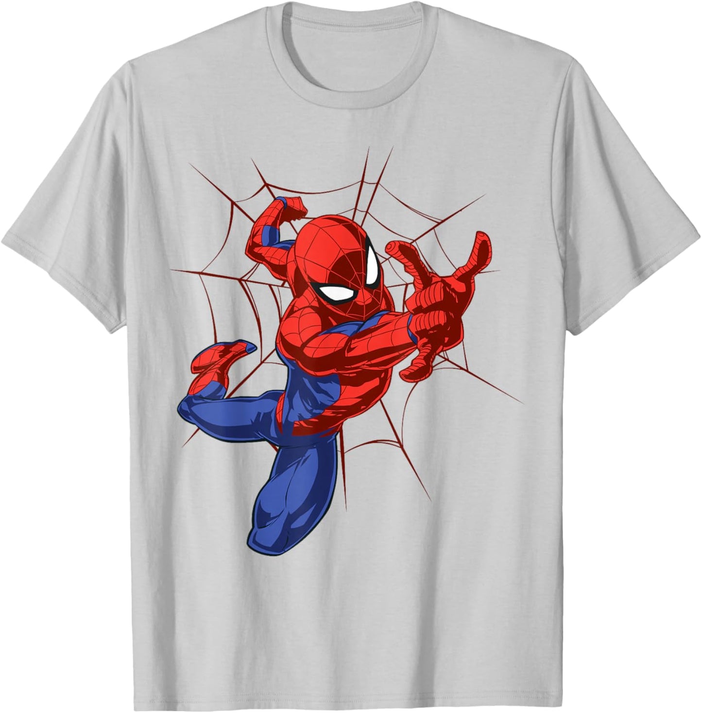 Marvel Comics Spider-Man Web Slinger Cool Action T-Shirt - T-Shirt | Ash