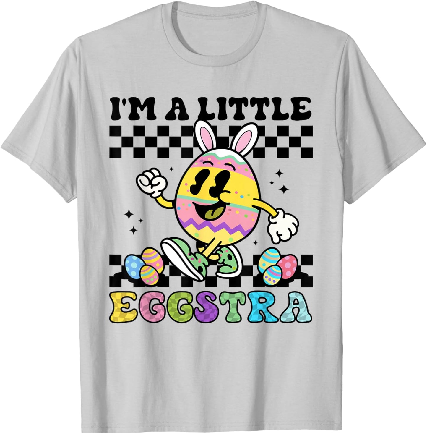 I'm A Little Eggstra Easter Day Meme Funny for Boys Girls T-Shirt - T-Shirt | Ash