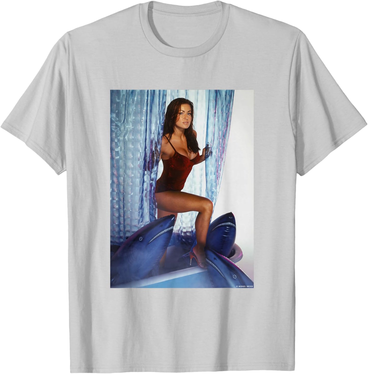 Carmen Electra Baywatch Scary Movie Actor by Michael Grecco T-Shirt - T-Shirt | Ash