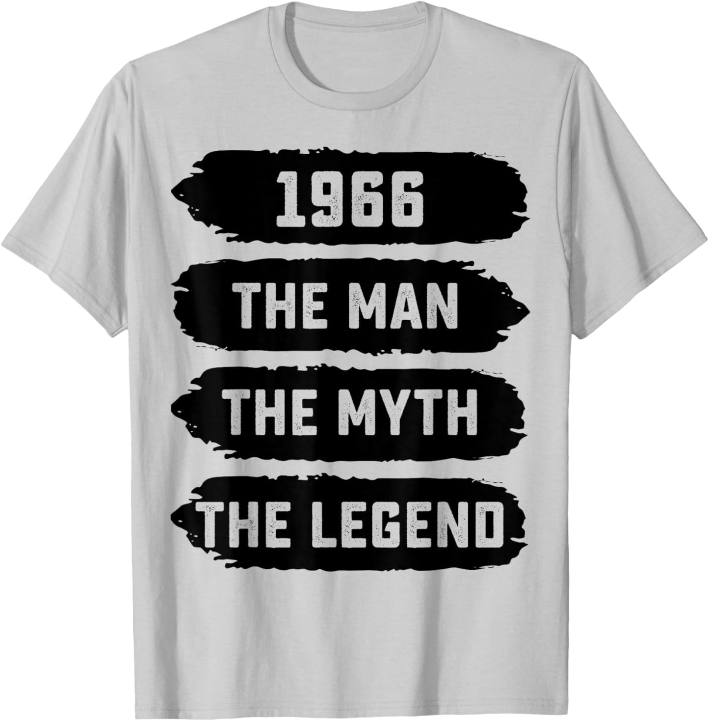 60th Birthday Gift Man Myth Legend 1966 60 Years Old T-Shirt - T-Shirt | Ash