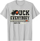 Vintage Puck Everybody Flyers Design T-Shirt - T-Shirt | Ash