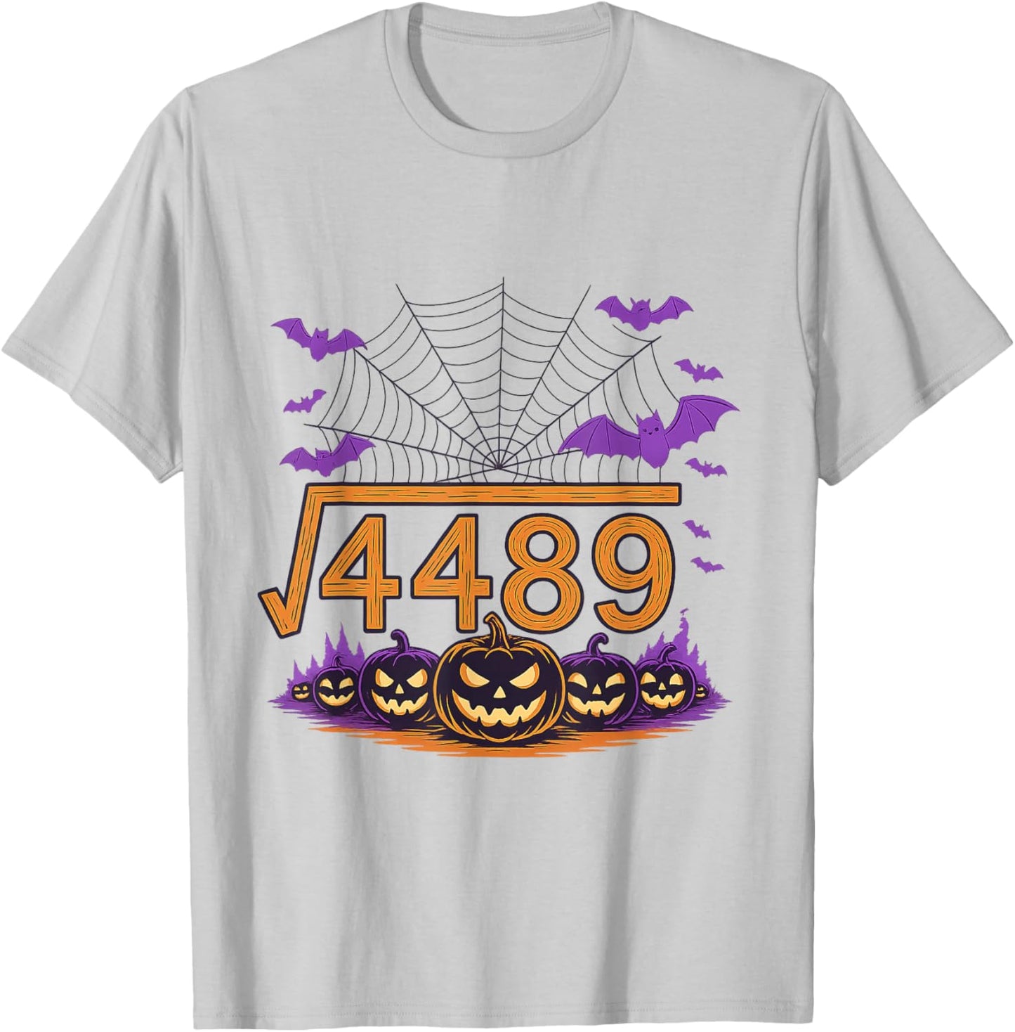 67 Meme Square Root 4489 Slang Math Halloween Costume T-Shirt - T-Shirt | Ash