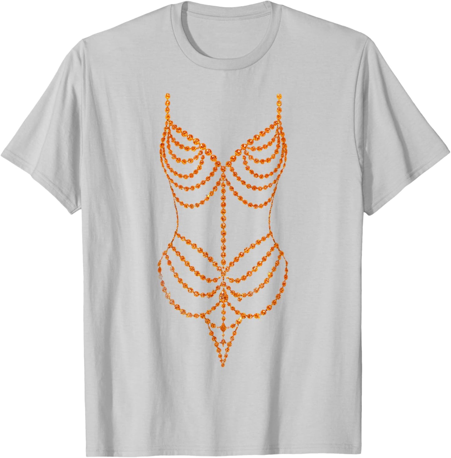 Showgirl Halloween Costume T-Shirt - T-Shirt | Ash