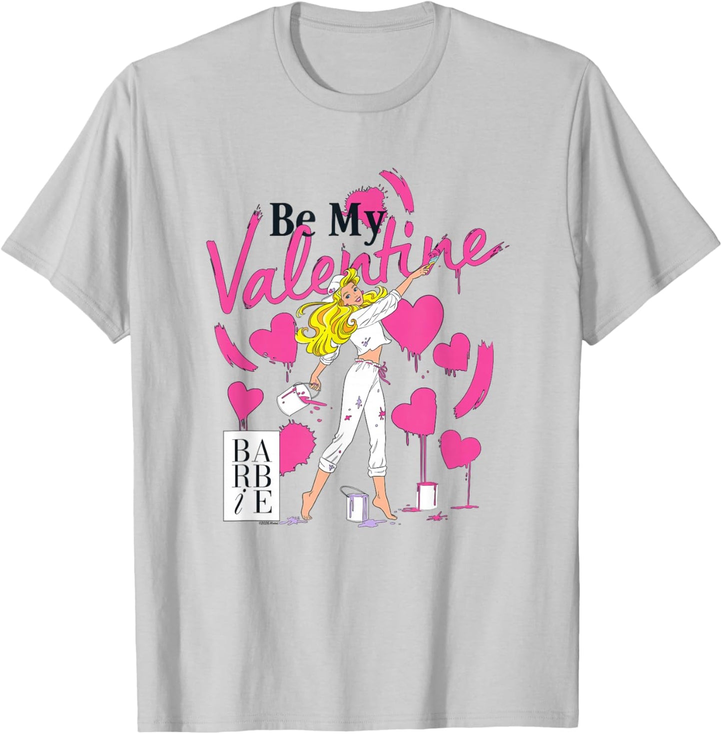 Barbie Be My Valentine T-Shirt - T-Shirt | Ash