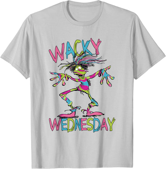 Wacky Wednesday Kids and Teachers | Mismatch Day Spirit Week T-Shirt - T-Shirt | Ash