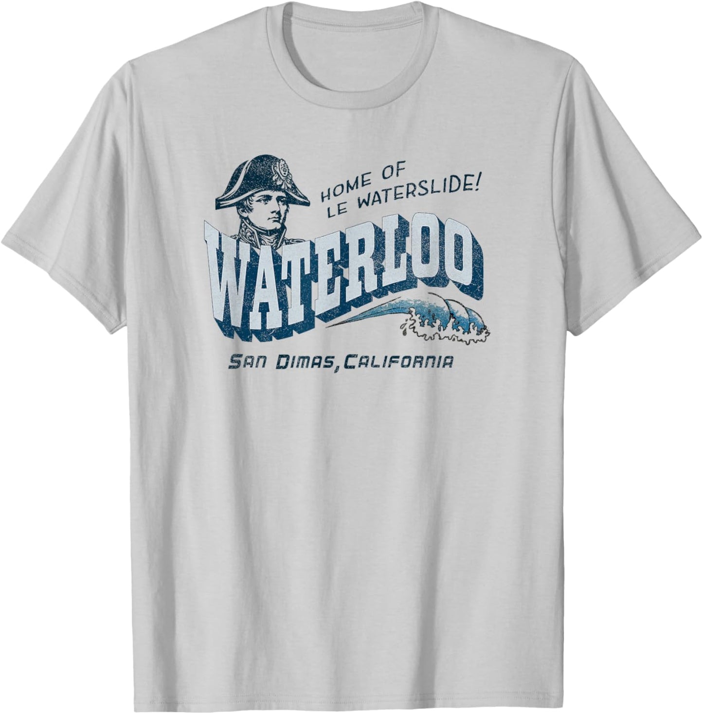 Waterloo Bill Ted Funny 80s Classic Graphic T-Shirt - T-Shirt | Ash