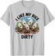 I Like My Rice Dirty T-Shirt - T-Shirt | Ash
