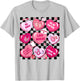Women Labor and Delivery Nurse Hearts Candy Valentine's Day T-Shirt - T-Shirt | Ash