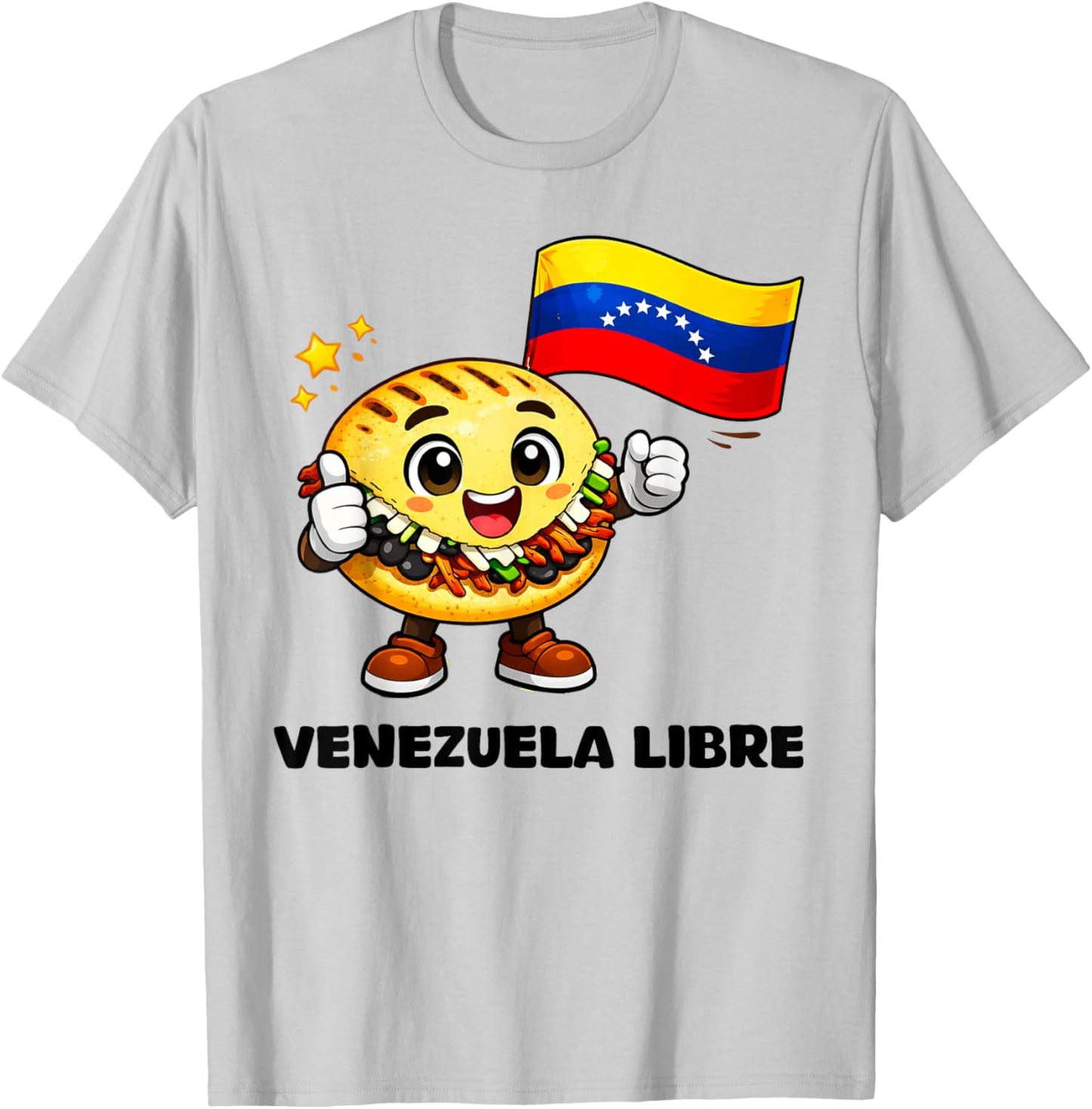 Venezuela Libre Venezuelan Freedom Strong Proud Pride T-Shirt - T-Shirt | Ash