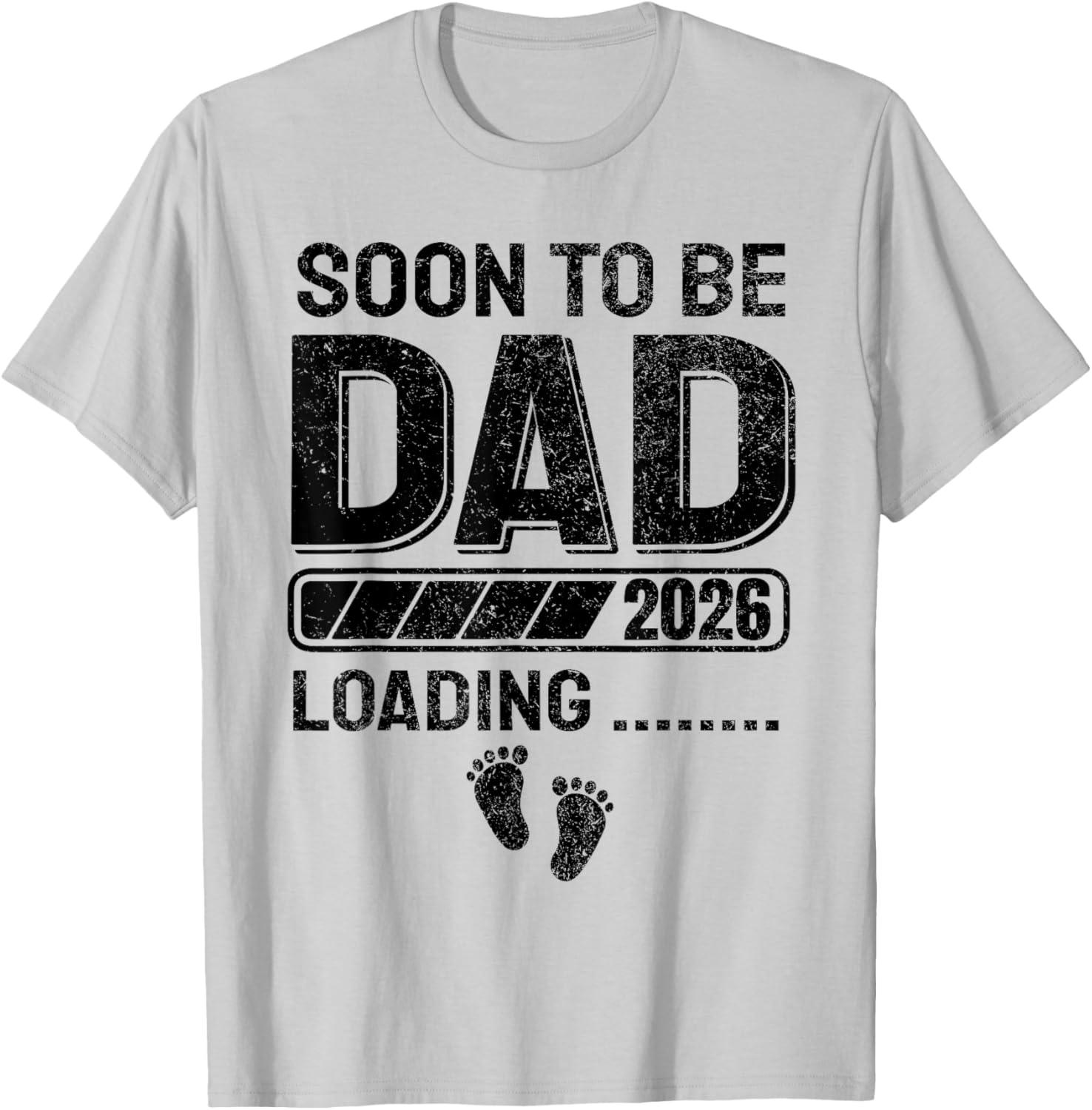 Dad to Be Soon to Be Dad 2026 T-Shirt - T-Shirt | Ash