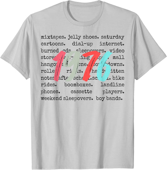 Best 1976 Vintage 50 Year Old Bday Men Women 50th Birthday T-Shirt - T-Shirt | Ash