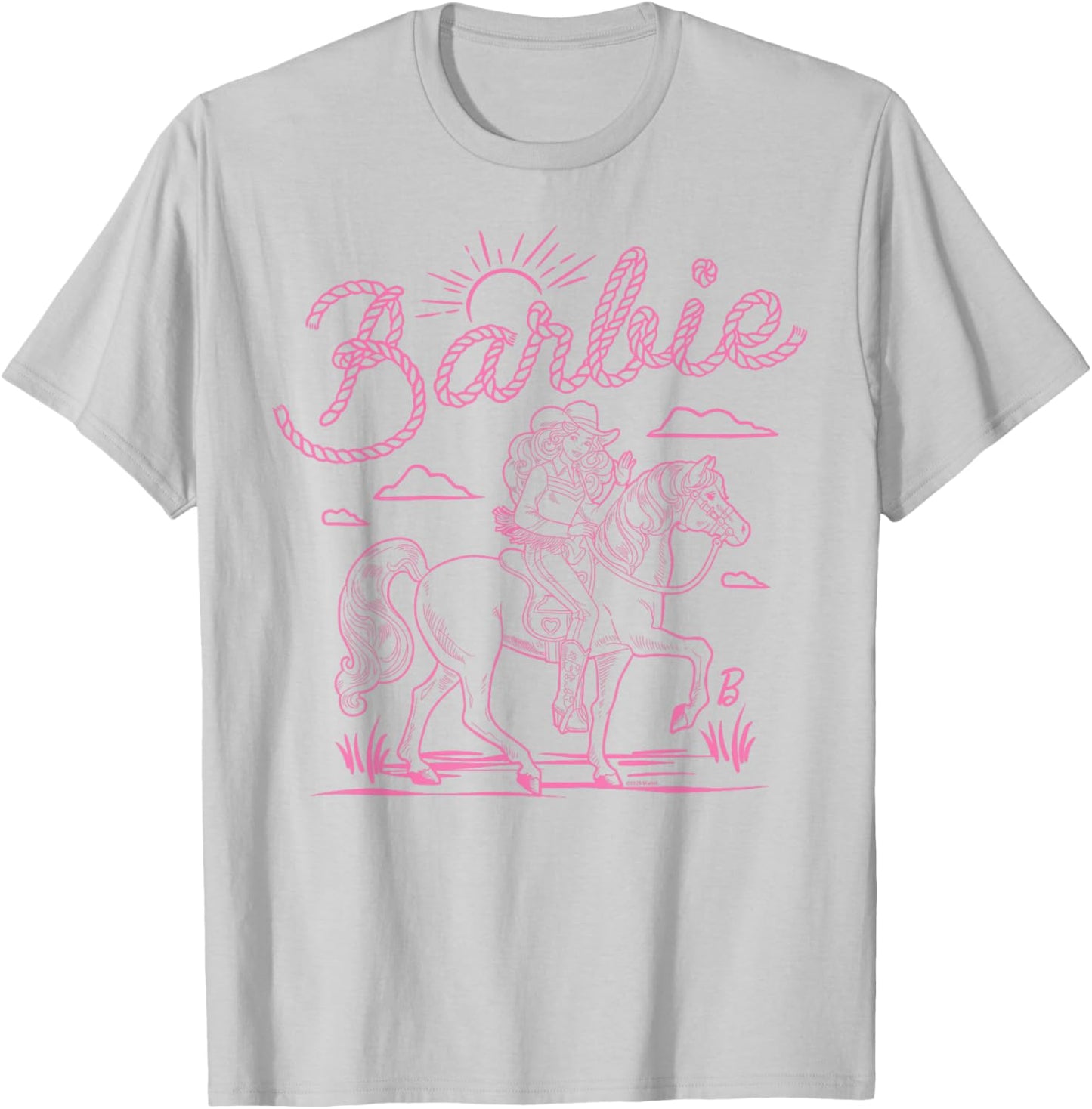 Barbie - Western - Horse T-Shirt - T-Shirt | Ash