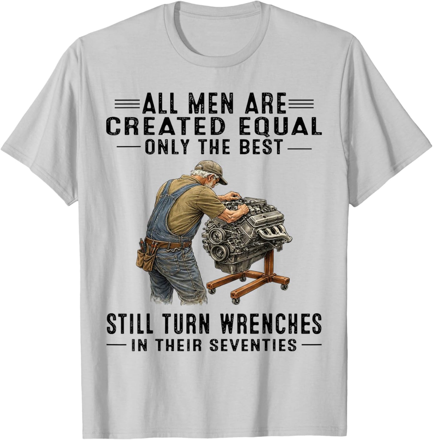 All Men are Created Equal T-Shirt - T-Shirt | Ash