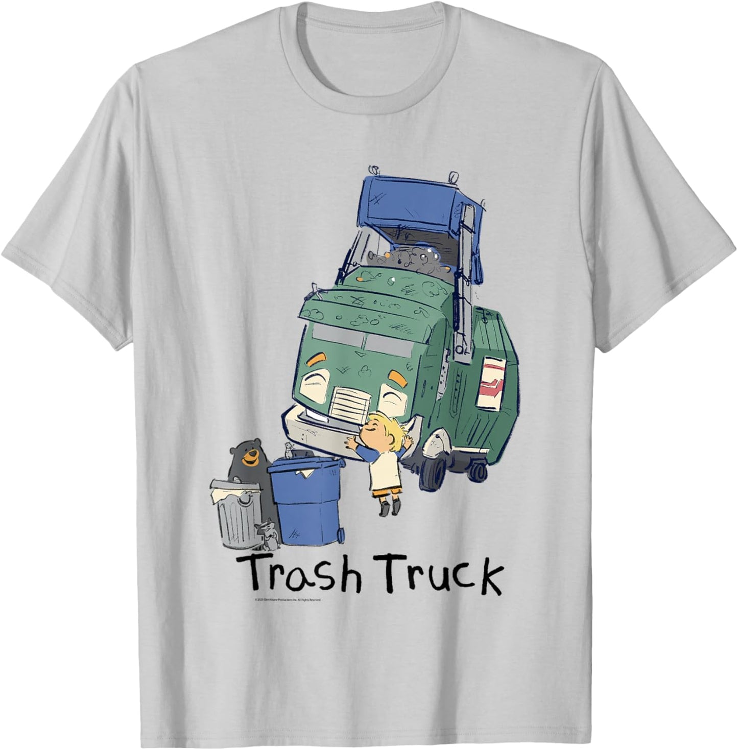Hank Walter Donny and Ms. Mona Happy Hugging T-Shirt - T-Shirt | Ash