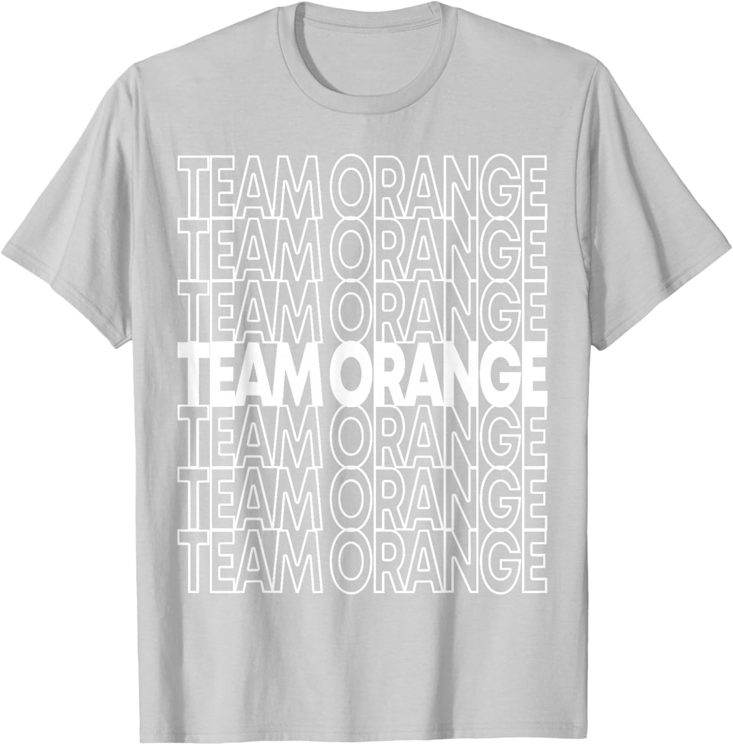 Team Orange School Spirit T-Shirt - T-Shirt | Ash