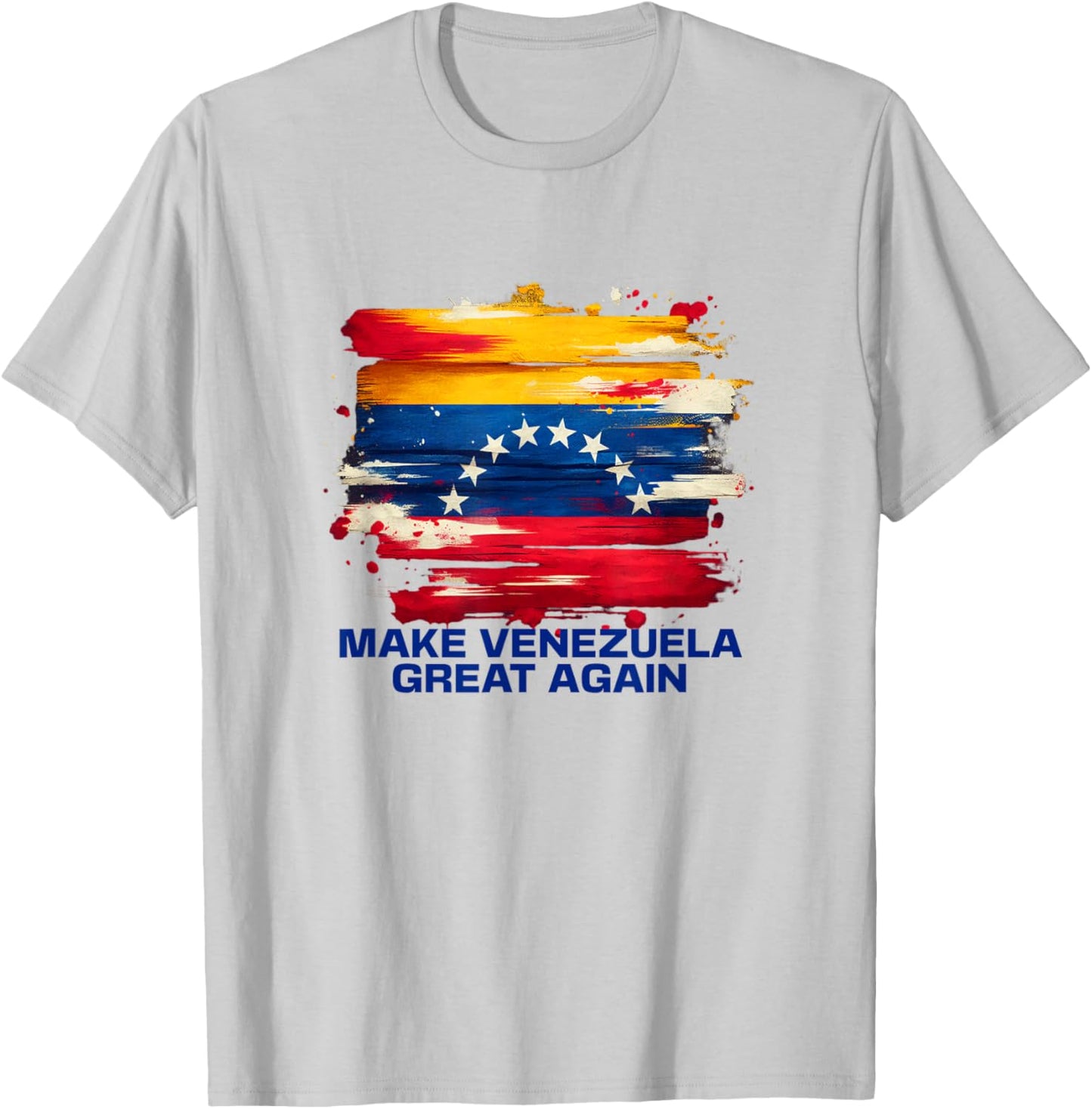 Make Venezuela Great Again Flag Design T-Shirt - T-Shirt | Ash