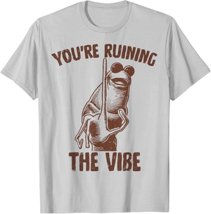 Marcus The Worm You're Ruining The Vibe T-Shirt - T-Shirt | Ash