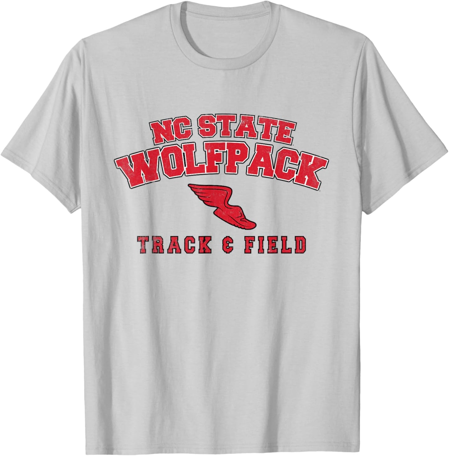 NC State Wolfpack Track and Field T-Shirt - T-Shirt | Ash