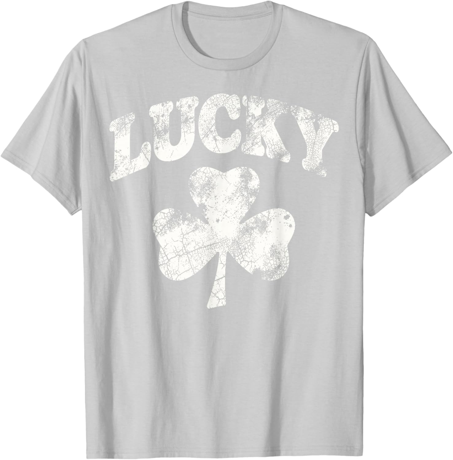Vintage St.Patrick’s Day Shenanigans Lucky Shamrock T-Shirt - T-Shirt | Ash