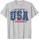 250 Years of Freedom American 1776 2026 250th USA Women T-Shirt - T-Shirt | Ash