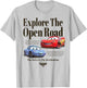 Disney Pixar Cars Explore The Open Road Sally and Lightning T-Shirt - T-Shirt | Ash