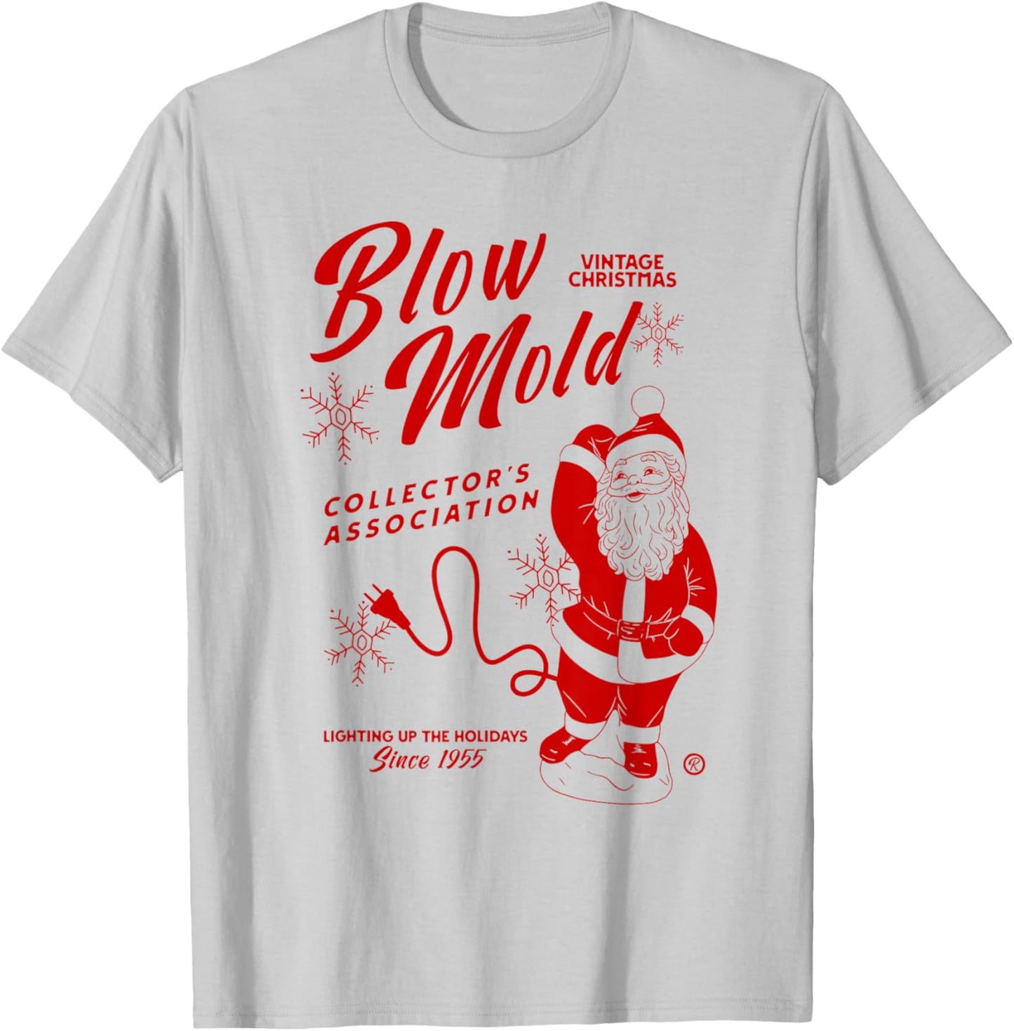 Vintage Christmas Blow Mold Collector's Association T-Shirt - T-Shirt | Ash