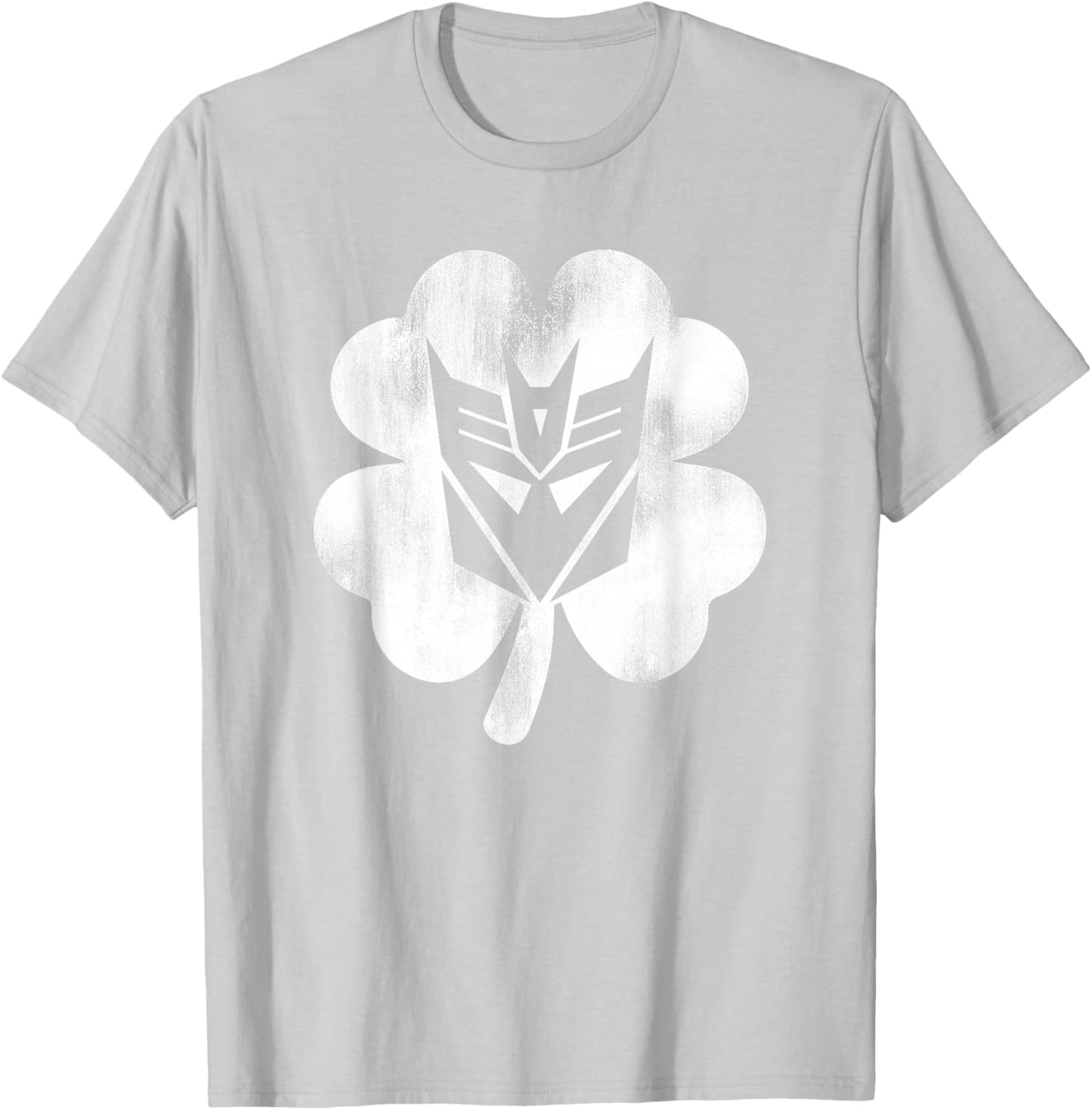 Transformers Decepticon Shamrock St. Patrick's Day T-Shirt - T-Shirt | Ash