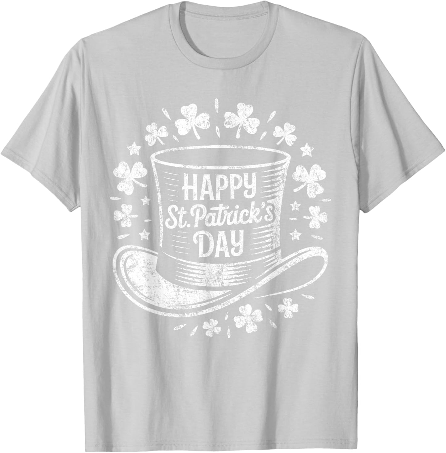 Happy St Patricks Day T-Shirt - T-Shirt | Ash
