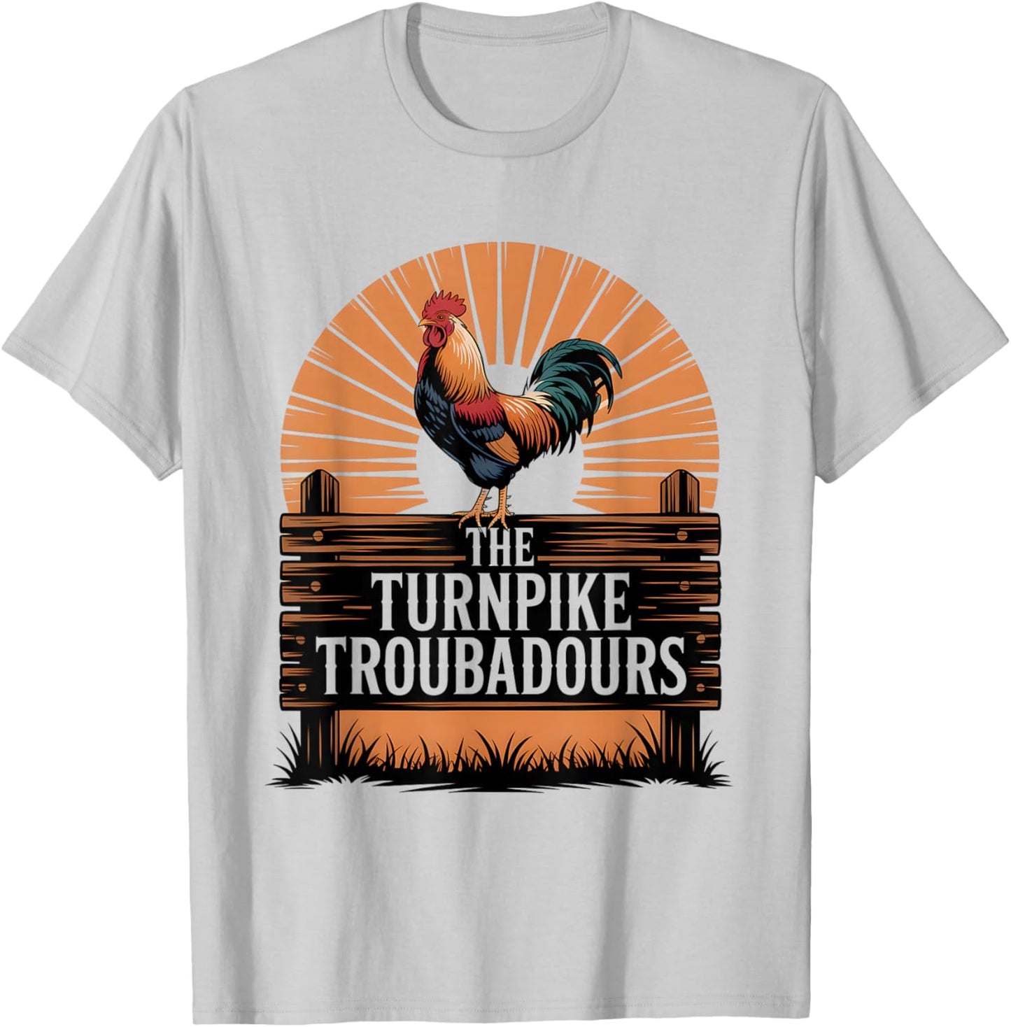 Vintage Turnpike Distressed Country Music Men Women T-Shirt - T-Shirt | Ash
