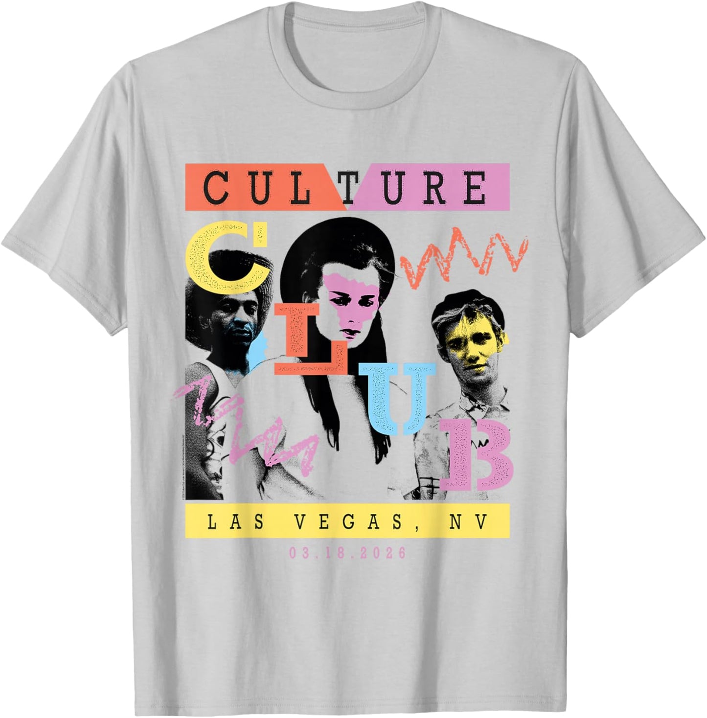 Culture Club 2026 Tour Las Vegas 3/18 T-Shirt - T-Shirt | Ash