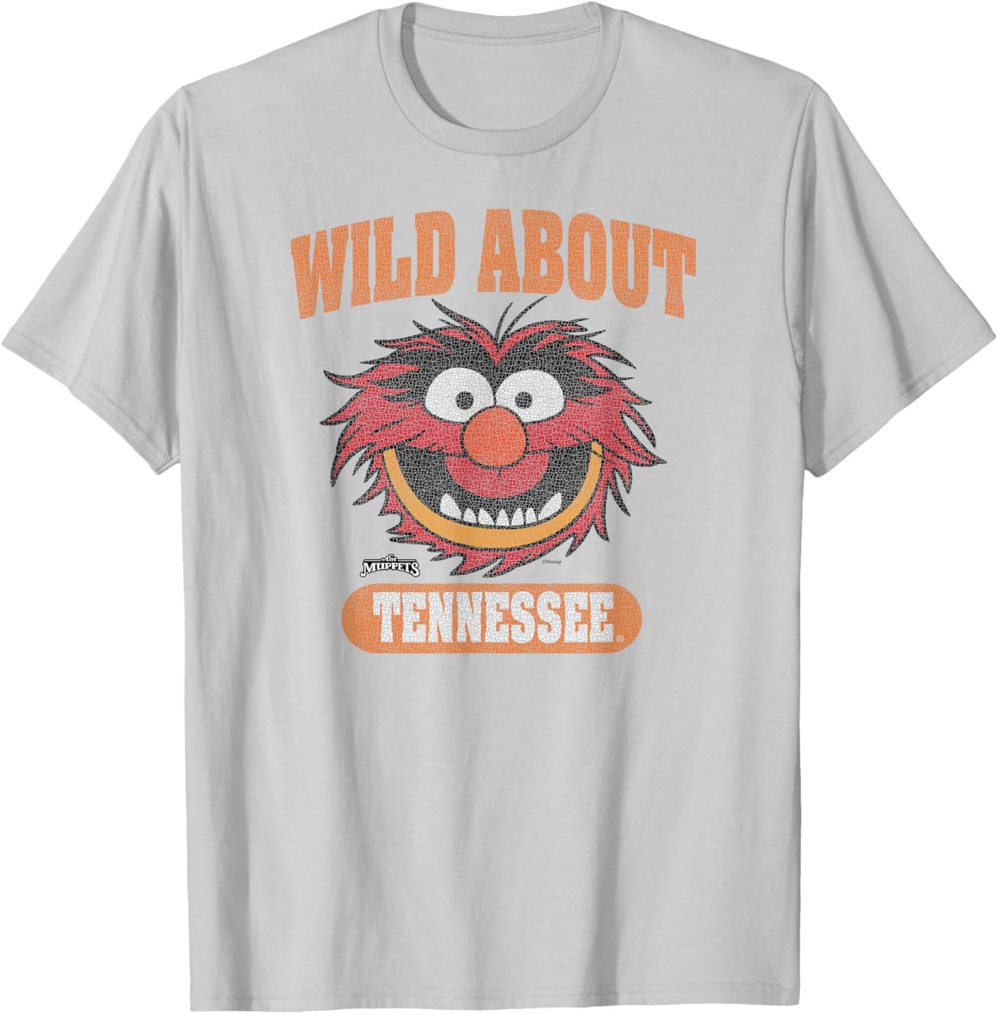 Tennessee Volunteers Muppets Animal Baby Blue T-Shirt - T-Shirt | Ash