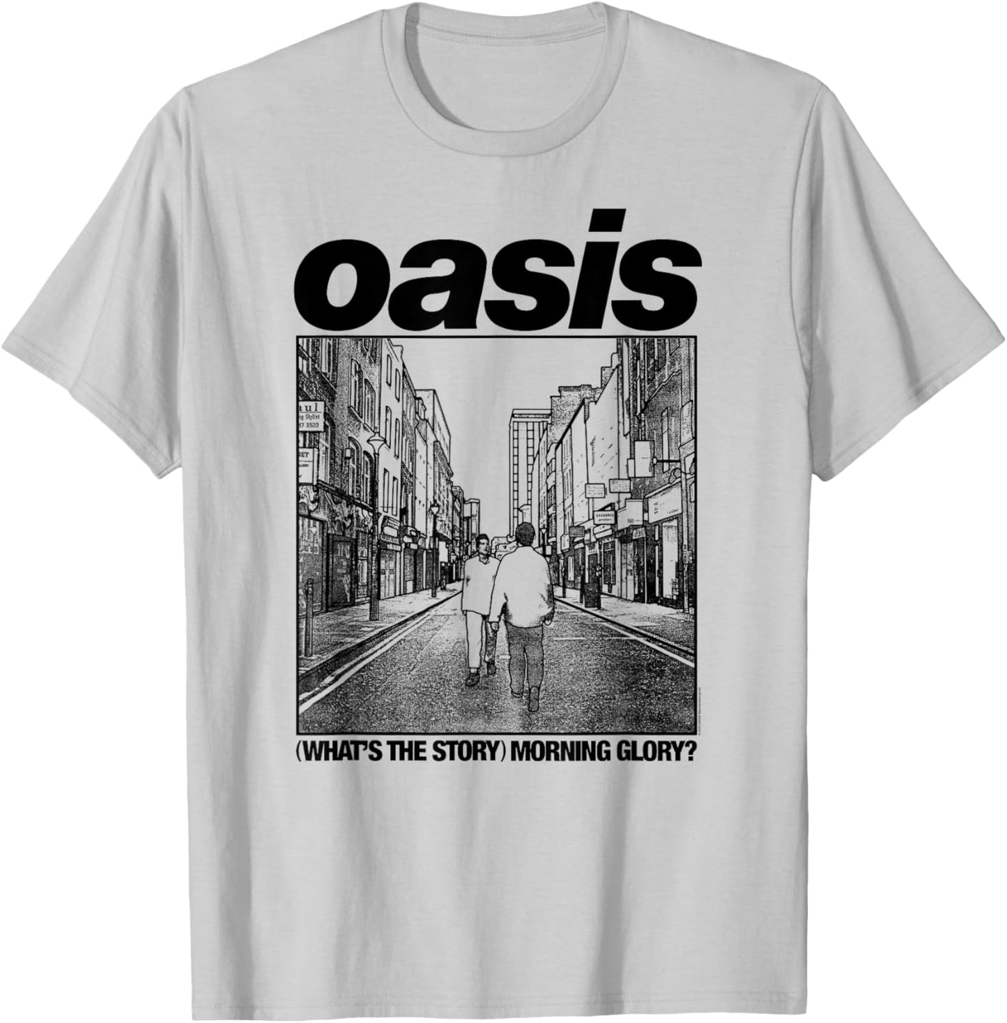 Oasis – Amazon Exclusive WTSMG in White T-Shirt - T-Shirt | Ash