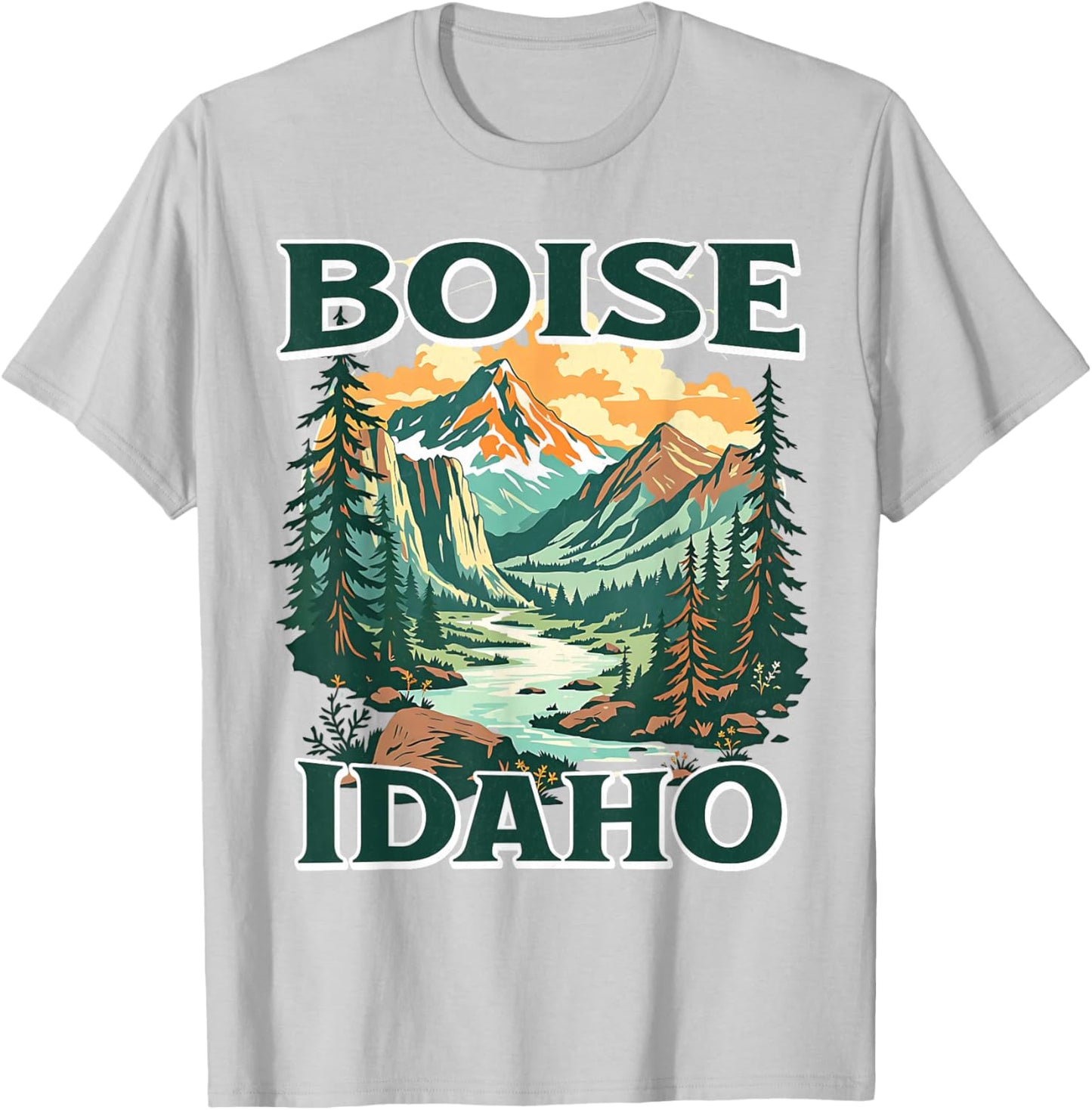 Boise T-Shirt - T-Shirt | Ash